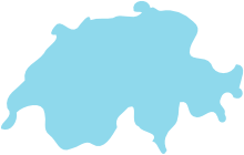 CRYOSPHERE | Switzerland, available data: glaciers small map of switzerland