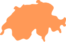ENERGY | Switzerland, available data: energy for heating/cooling, effect on total energy and GDP small map of switzerland
